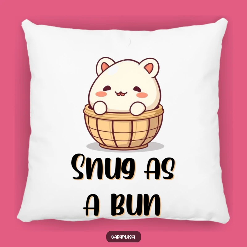 Funny Bao Bun Pillow: Snuggle Up with Mischievous Cartoon Comfort