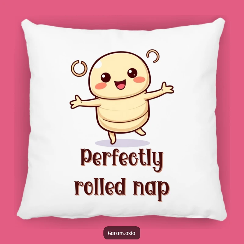 Funny Spring Roll Pillow - Soft Kawaii Twirl, Comfy Funny Gift Accessory