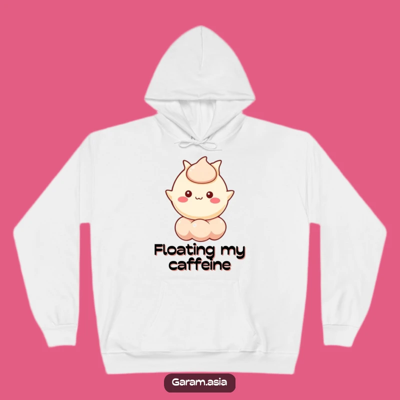 Cozy Funny Wonton Hoodie - Floating Kawaii Design, Ideal Funny Gift