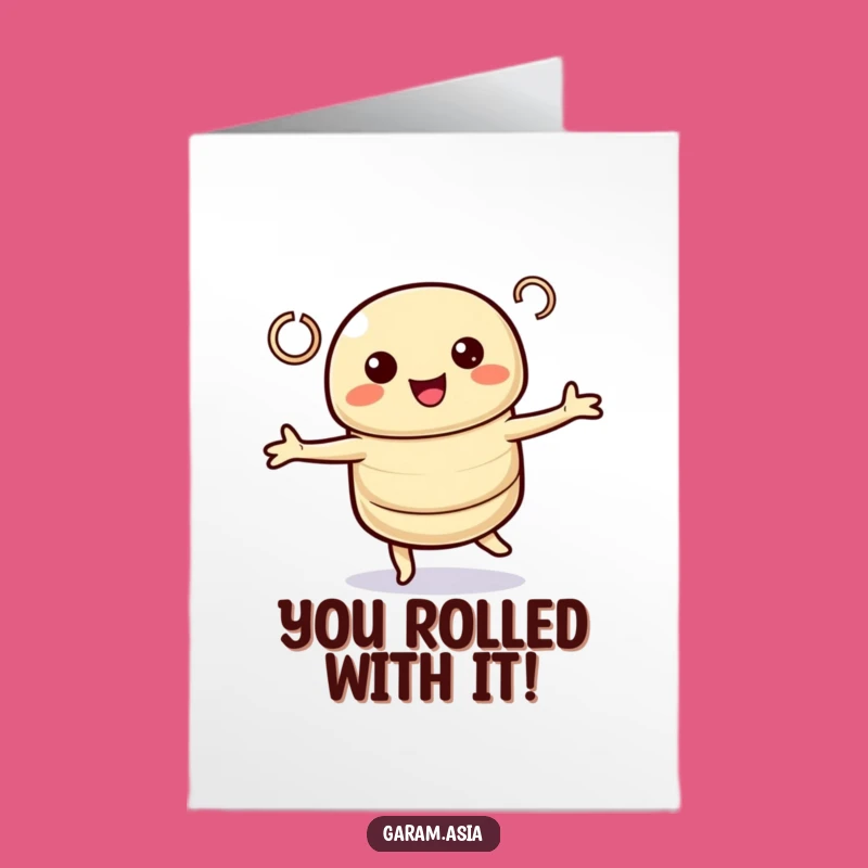 Free Printable Congrats Card: Spring Roll Celebration, Downloadable Fun